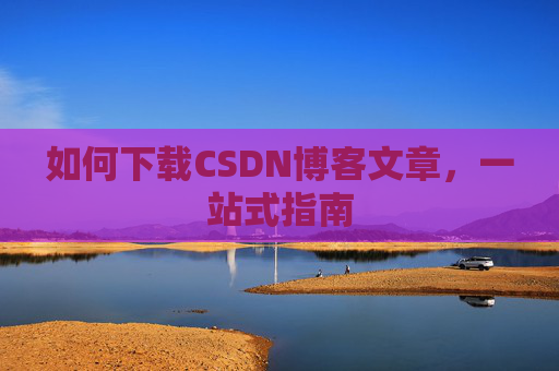 如何下载CSDN博客文章,一站式指南